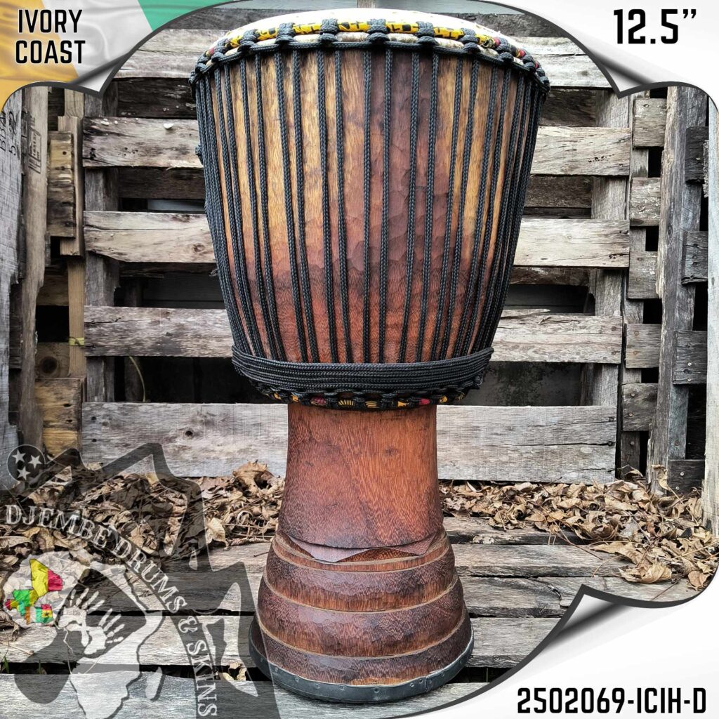 Djembe – Ivory Coast – Iroko – 2502069-ICIH-D – Djembe Drums & Skins